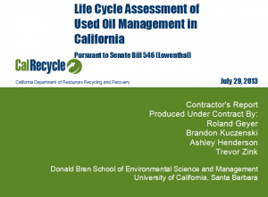 Cal Recycle UO LCA Cover