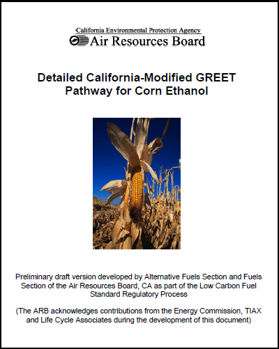 Corn Ethanol Experience