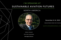 Stefan Unnasch Speaker at Sustainable Aviation Futures Summit